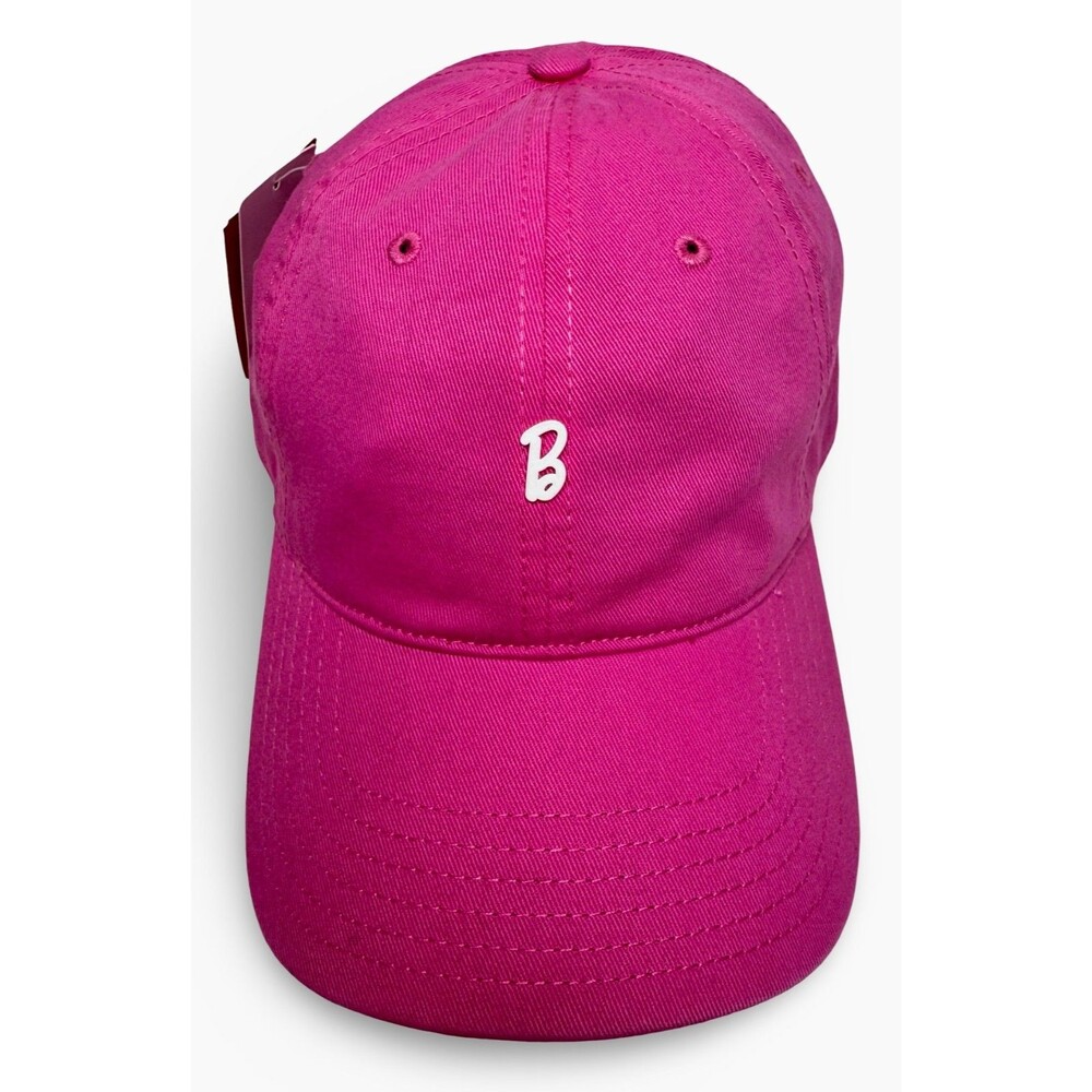 Barbie Collection B-Letter MINISO Baseball Cap Pink Womens Buckle Adjustable New